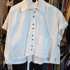 FP Movement by Free People White Button-Up Top